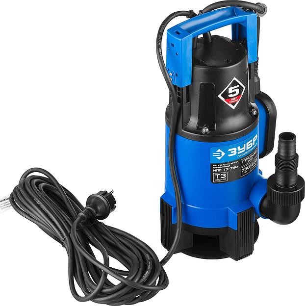 Насос дренажный Зубр серия «Профессионал» НПГ-Т3-750 ОПТ фото 4