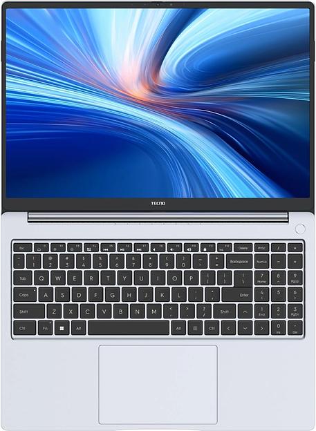 Ноутбук Tecno MegaBook T16 Core i5 13420H 16Gb SSD512Gb Intel UHD Graphics 16" IPS FHD+ (1920x1200) noOS 64 silver WiFi BT Cam 6460mAh (T16RA-NES0) фото 4
