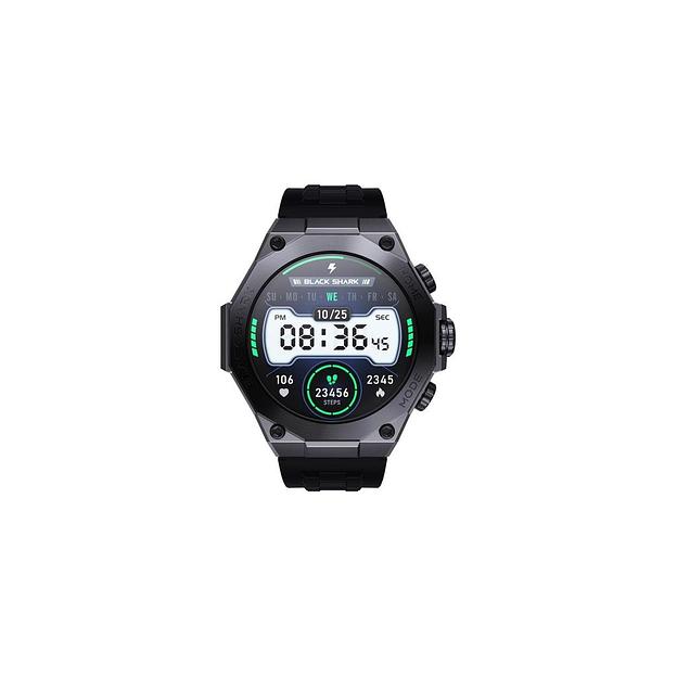 Смарт-часы BLACK SHARK BS-S1 Pro Black, 1.43", черный/черный [6974521492191] фото 1