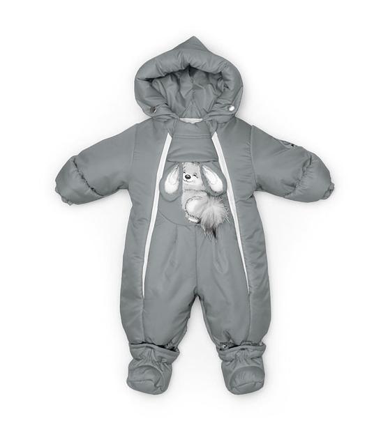 Комбинезон-конверт «Трансформер», Зима, Серый 147шм (62 см) фото 7