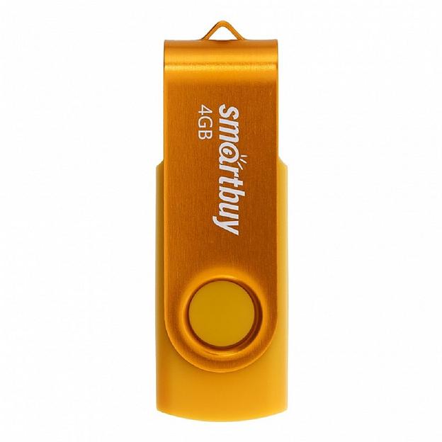 Smartbuy USB Drive 4GB Twist Yellow (SB004GB2TWY) фото 1