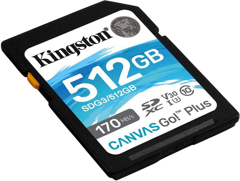 Флеш карта SDXC 512Gb Class10 Kingston SDG3/512GB Canvas Go! Plus w/o adapter фото 2