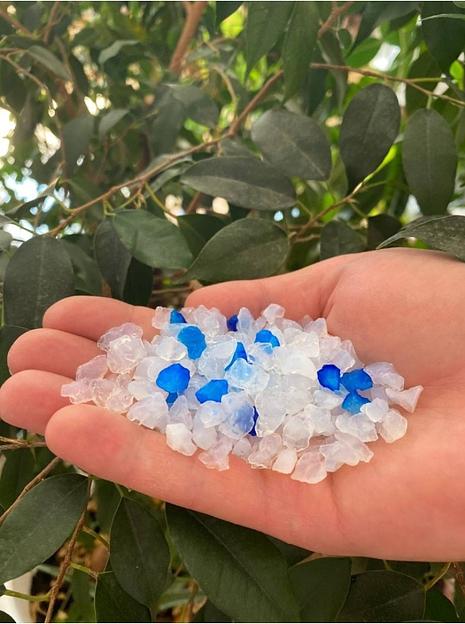 Наполнитель силикагелевый с синими гранулами «Кошки-Матрешки» 3,5 л фото 3