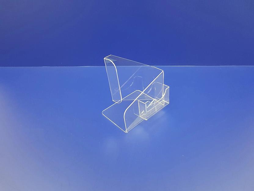 Подставка для буклетов ф-а5(фигурная) с визитницей фото 1