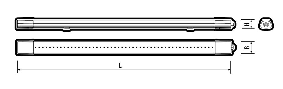 Светильник светодиодный PWP-С2 1200 40Вт 4000К 3600лм IP65 (аналог ЛСП) JazzWay 5016576 фото 10