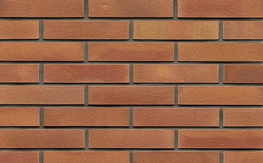 Кирпич клинкерный Muhr 08 Lachsrot гладкий, 240*115*52 мм фото 1
