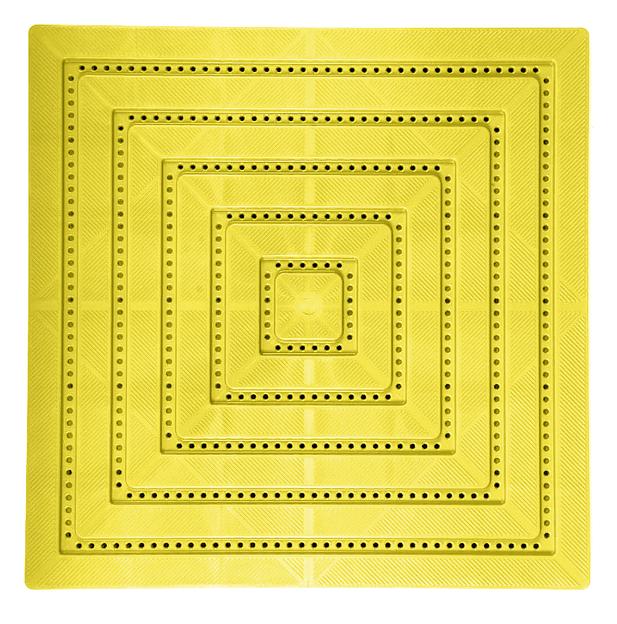 Экопласт - полимерное покрытие для улицы, Цвет Желтый RAL 1016, Толщина модуля 20 мм. фото 1