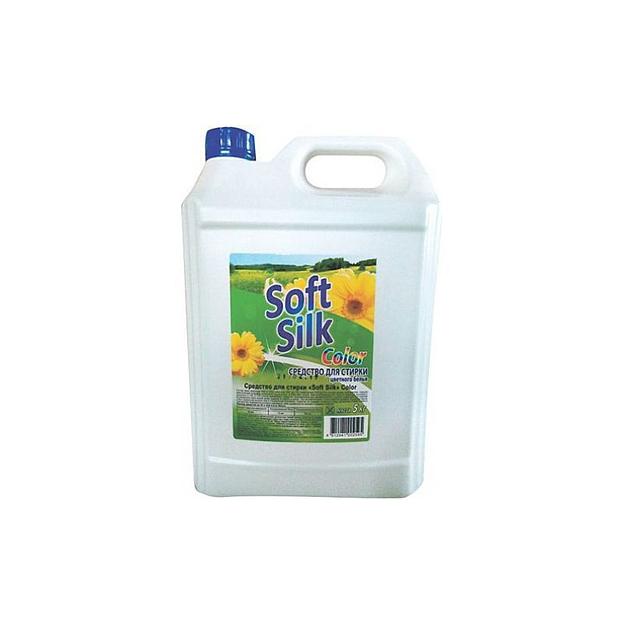 Ромакс soft silk средство для стирки жидкое для цветного белья color 4,5кг фото 1