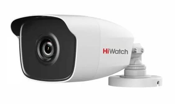 HiWatch DS-T220(2.8 mm) Уличная цилиндрическая аналоговая камера, 1920х1080, 2 Мп, 25 кадр/с, CMOS, до 40 м, IP66 фото 1