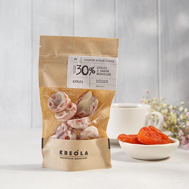Курага в белом шоколаде Kreola 90 г, опт фото 6