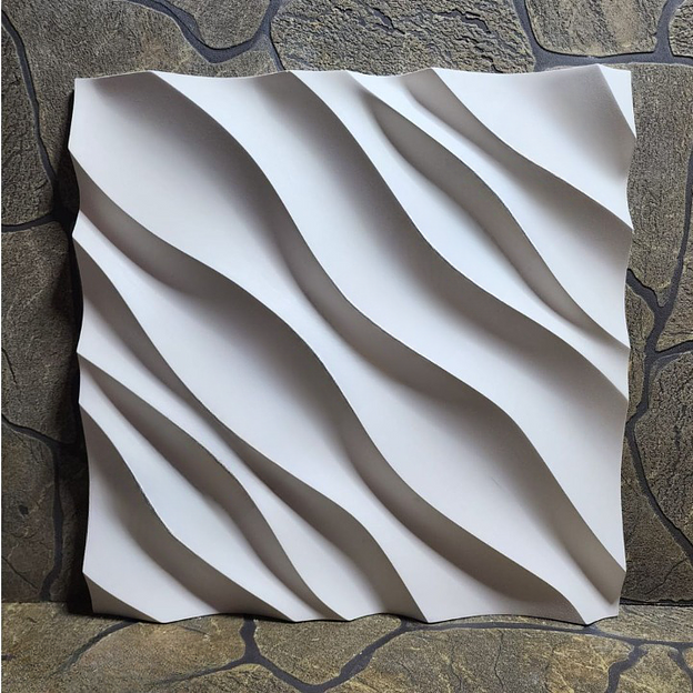 Панель гипсовая 3D премиум «Оазис» 500×500 мм фото 1