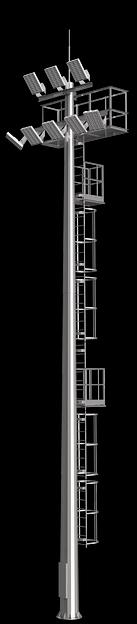 Высокомачтовая опора с наклонной кассетой по типу ВС-45 фото 6