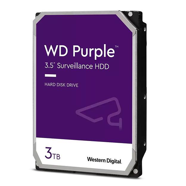 Жесткий диск WD SATA-III 3TB WD33PURZ Surveillance Purple (5400rpm) 64Mb 3.5" фото 1