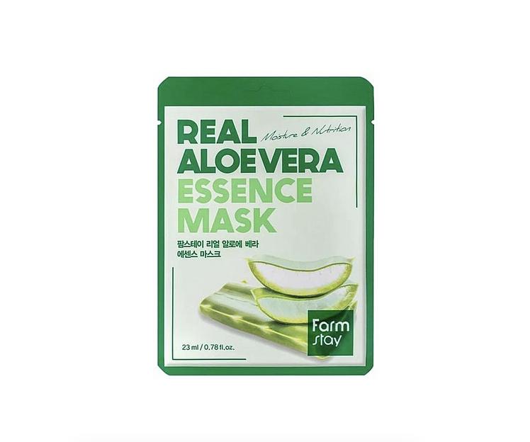 Тканевая маска для ухода за кожей лица с экстрактом алоэ, FARM STAY, 23 мл опт фото 1