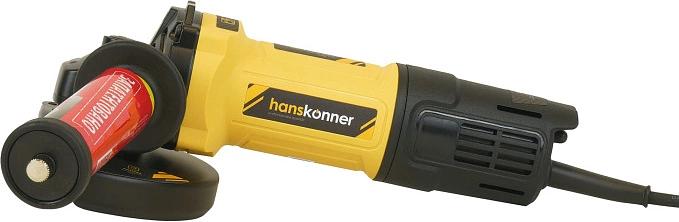 Углошлифовальная машина Hanskonner HAG13125TJE 1300Вт 11000об/мин рез.шпин.:M14 d=125мм фото 2