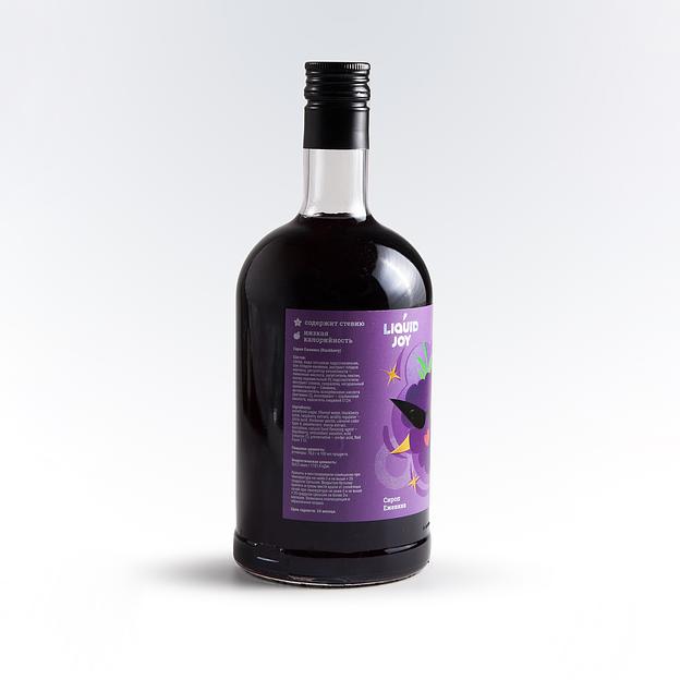 Сироп "Liquid Joy" Ежевика 0,7л стекло фото 2