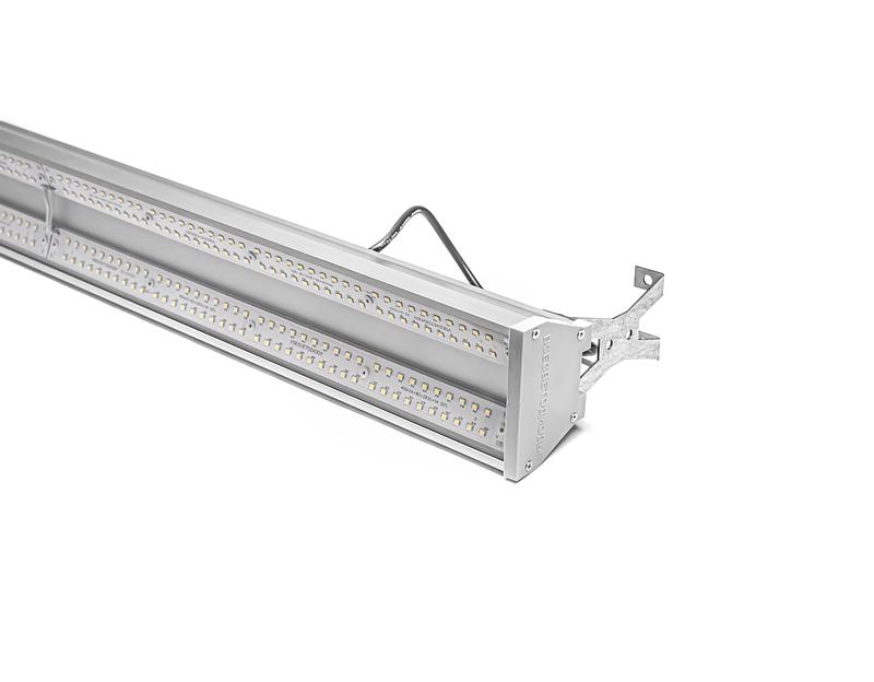 Промышленный светодиодный светильник 100 Вт, 13500 Lm, 5000К, IP65 настенно-потолочный фото 2