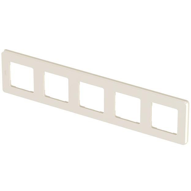 Legrand 673971 Рамка - 5 постов - INSPIRIA - слоновая кость фото 2