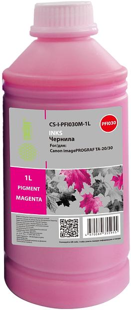 Чернила Cactus CS-I-PFI030M-1L PFI-030 пурпурный1000мл для Canon imagePROGRAF TA-20/30 фото 1