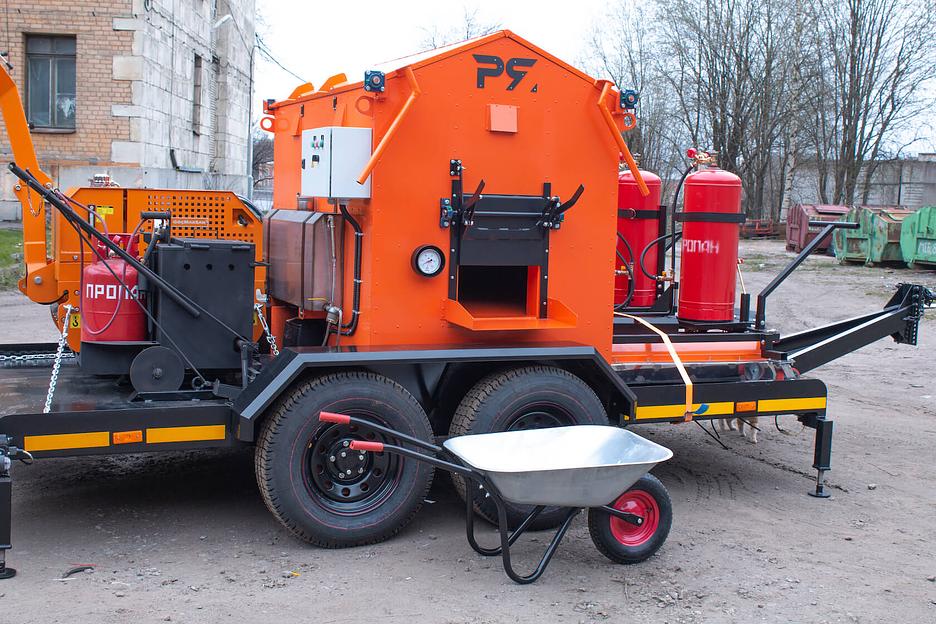 Машина для ремонта асфальта ST 2000 с термос-бункером фото 5