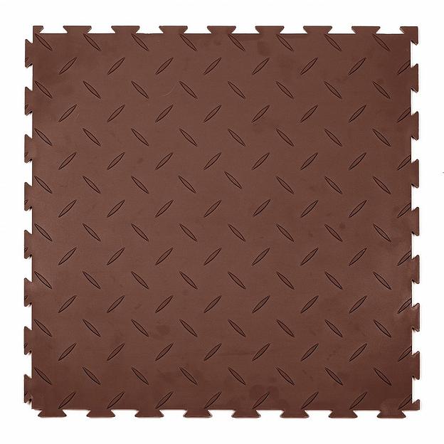 Sensor Rice – универсальное напольное покрытие, толщина 7 мм, Цвет Коричневый RAL 8025, Толщина модуля 7 мм. фото 1