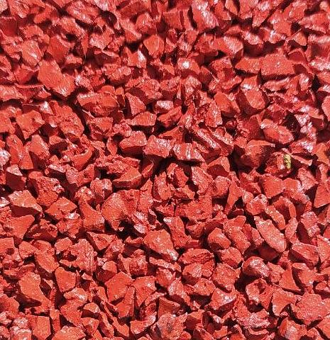 Окрашенная резиновая крошка «Эко» апельсин ОПТ фото 1