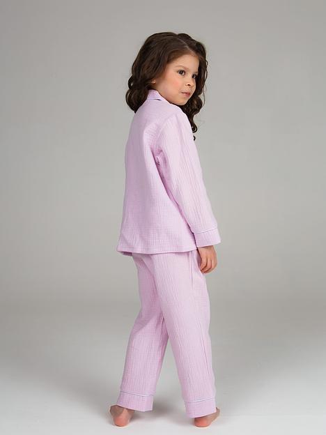 Пижама MINI DI «Алексия» муслин, лаванда ОПТ фото 4