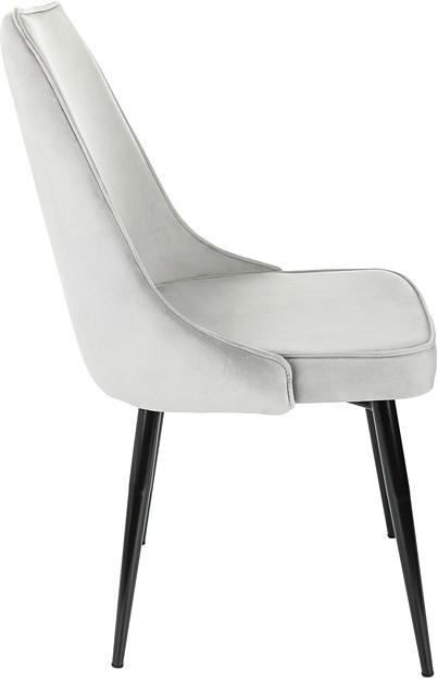 Стул для дома Бюрократ CH-K4_2 комплект 2шт св.серый Holland 09 металл черный на ножках (CH-K4_1/HL09_2) фото 5