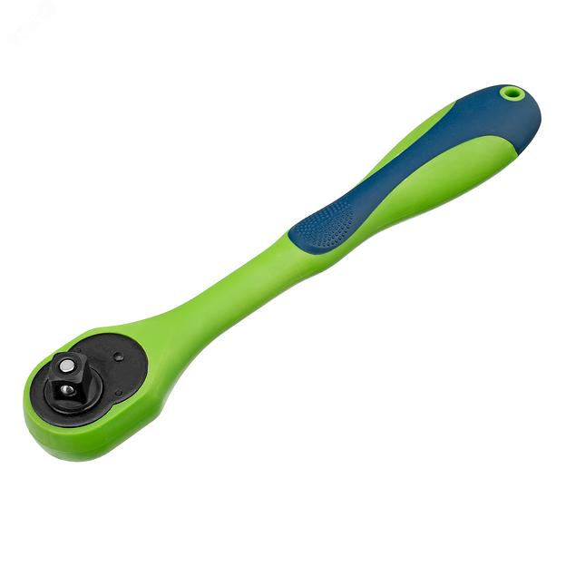 Ключ-трещотка 1/2, CrV, 72 зуба, с быстрым сбросом фото 2