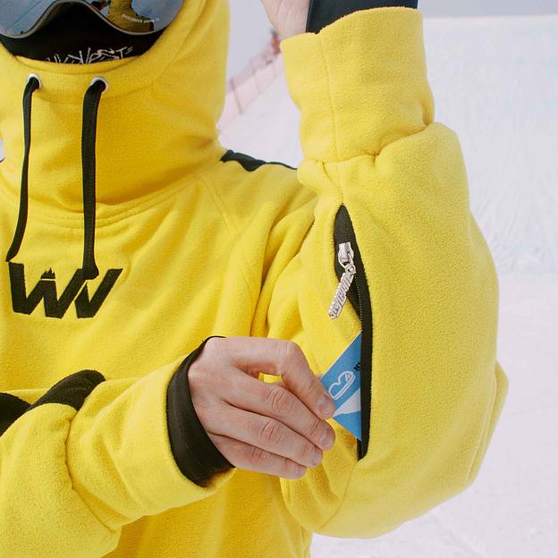 Сноубордическое худи Lamp Yell жёлтый ОПТ фото 3