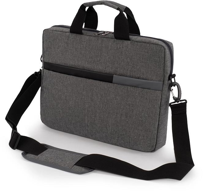 Сумка для ноутбука 14.5" Digma N-370 серый/черный полиэстер (N370GBK) фото 6