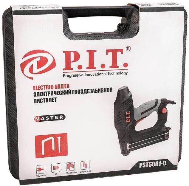 Степлер электрический P.I.T. PST6001-C скобы тип 18Ga: 15-25мм гвозди тип 18Ga: 15-32мм фото 2