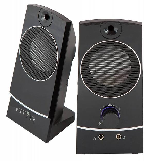 Колонки Оклик OK-118 2.0 черный 4Вт фото 1