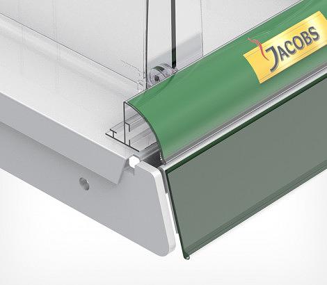 Профиль полочный закругленный PRO30 длина 1250 мм фото 1