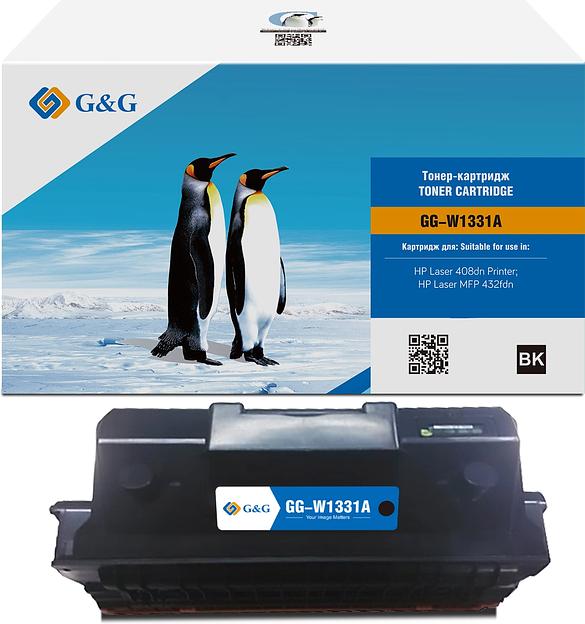 Картридж лазерный G&G GG-W1331A W1331A черный (5000стр.) для HP Laser 408dn/MFP 432fdn фото 1