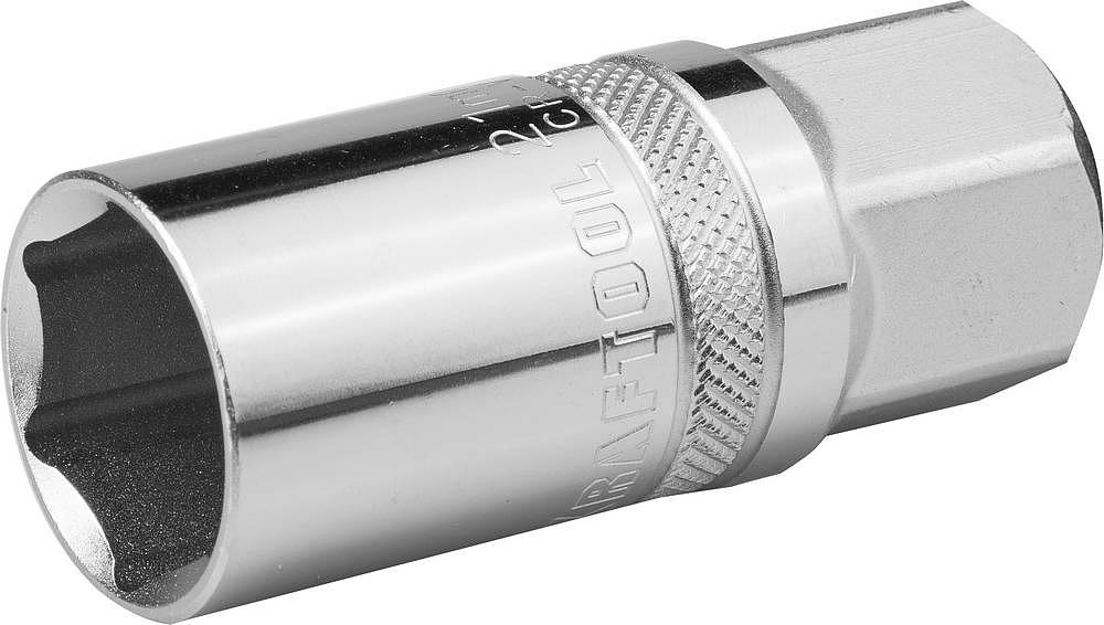 KRAFTOOL 1/2″, 21 мм, свечная торцовая головка с магнитом (27813-21) фото 1