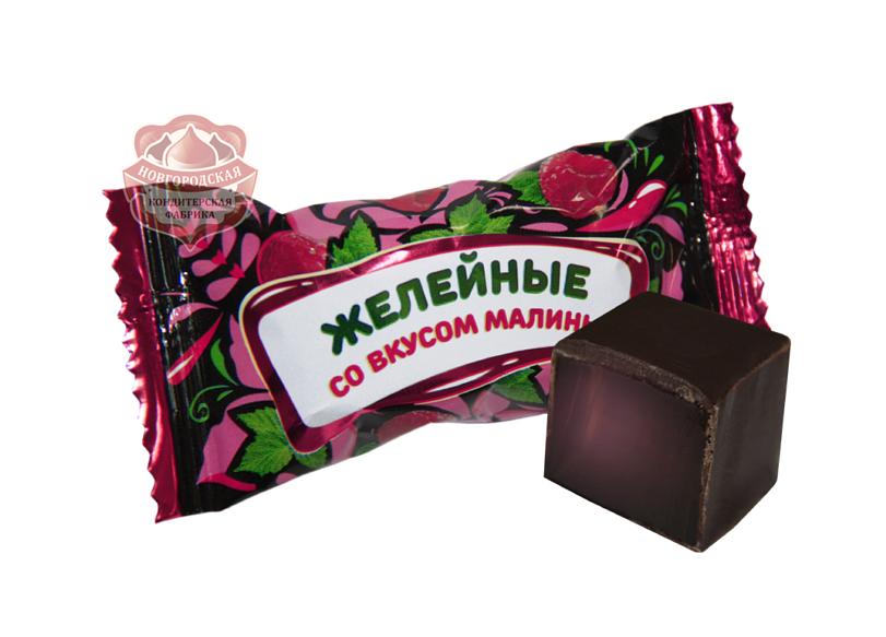 Конфеты «Желейные» со вкусом малины фото 1