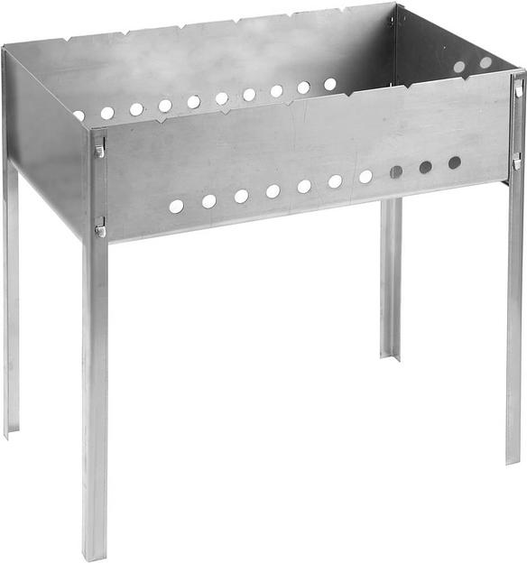 GRINDA Barbecue, 500 x 300 x 500 мм, нержавеющая сталь, 1.5 мм, сборный мангал (427784) фото 1