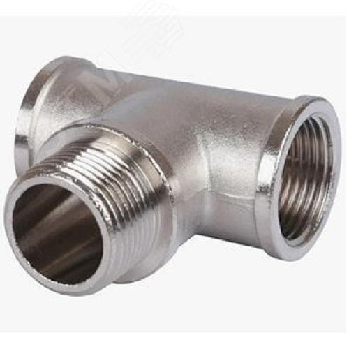 Тройник ВНВ 3/4'х3/4'х3/4' переходной, никелированный фото 1