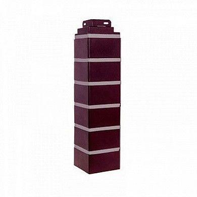 Угол наружный FineBer Кирпич клинкерный Britt коричневый фото 1