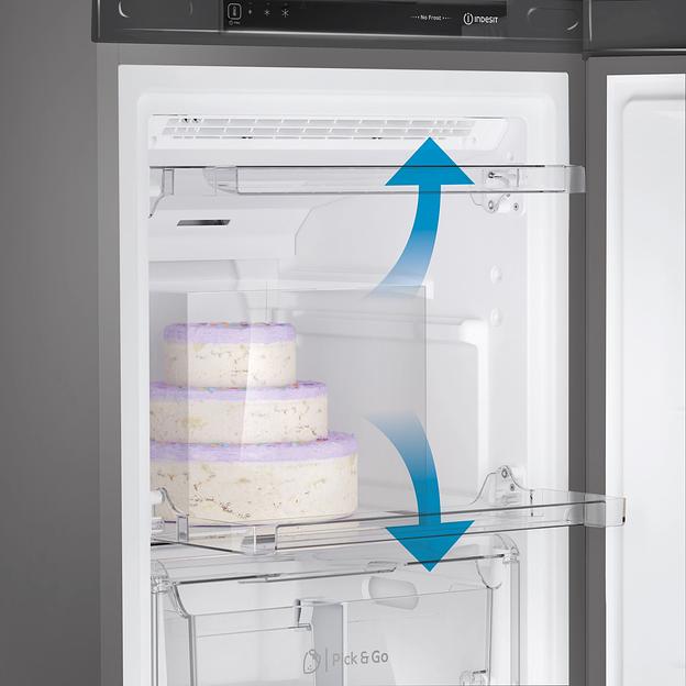 Морозильная камера Indesit DFZ 4150 G серебристый фото 5