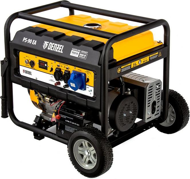 Генератор Denzel PS 90 EA 9кВт фото 4