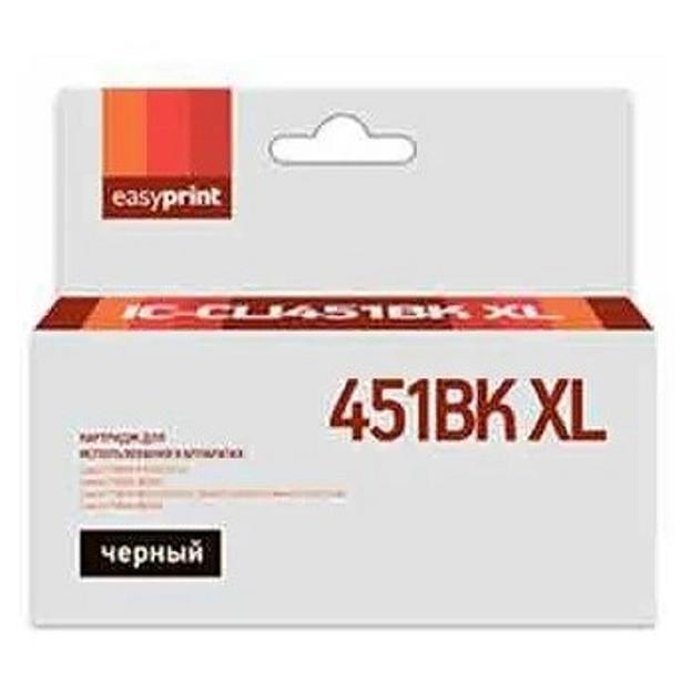 Easyprint CLI-451BK XL Картридж IC-CLI451BK XL для Canon PIXMA iP7240/MG5440/6340, черный, с чипом фото 1
