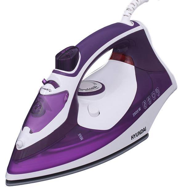 Утюг Hyundai H-SI01564 2600Вт фиолетовый/белый фото 1
