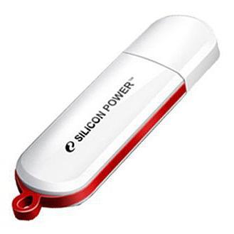 Флеш Диск Silicon Power 16Gb LuxMini 320 SP016GBUF2320V1W USB2.0 белый фото 1