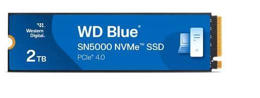 Твердотельный диск 2TB WD Blue, NVMe, M.2 2280, [R/W - 5150/4850 MB/s] фото 3