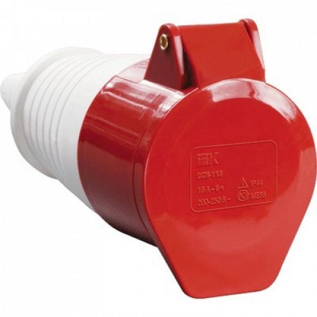 Розетка кабельная 32А 380В 3P+PЕ+N ССИ-225 IP44 ИЭК PSR22-032-5 фото 1