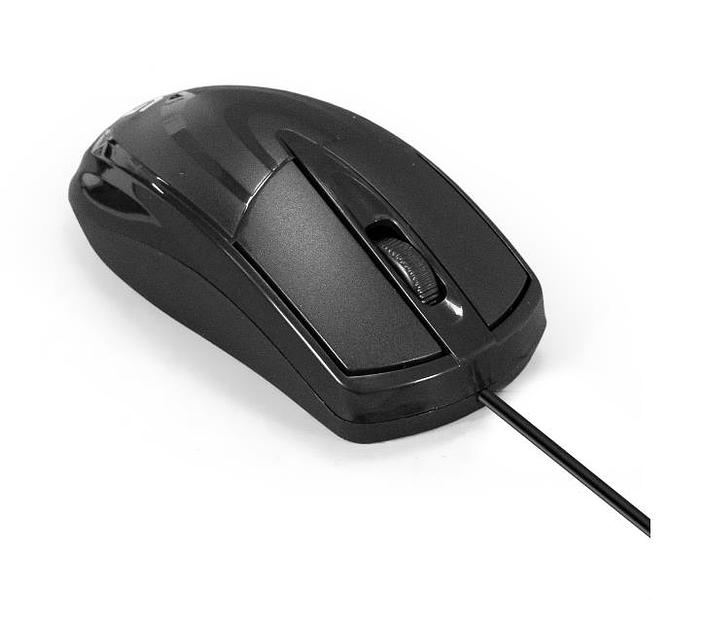 Exegate EX295306RUS Мышь ExeGate Professional Standard SH-8025 (USB, оптическая, 1000dpi, 3 кнопки и колесо прокрутки, длина кабеля 1,5м, черная, Color Box) фото 2