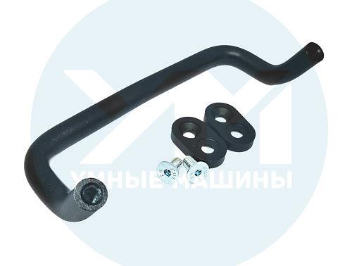 Ручка алюминиевая изогнутая D10 120х47 фото 1