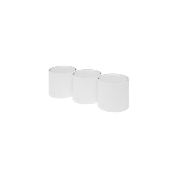 Бесшовный Mesh роутер TP-LINK Deco X50(3-Pack), Wi-Fi 6, AX3000, 2.4/5ГГц, 3 WAN/LAN, белый, 3 шт. в комплекте фото 1